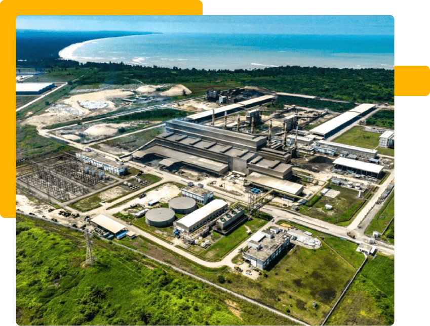 Pertama Ferroalloys - manganese alloy and ferrosilicon plant Sarawak, supplying manganese alloy products for the steel industry worldwide